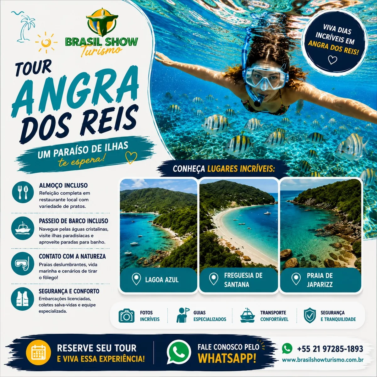 Escuna en Angra dos Reis