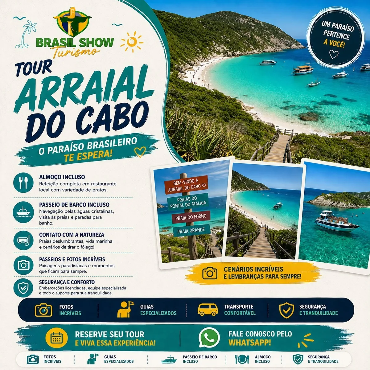 Paseo a Arraial do Cabo